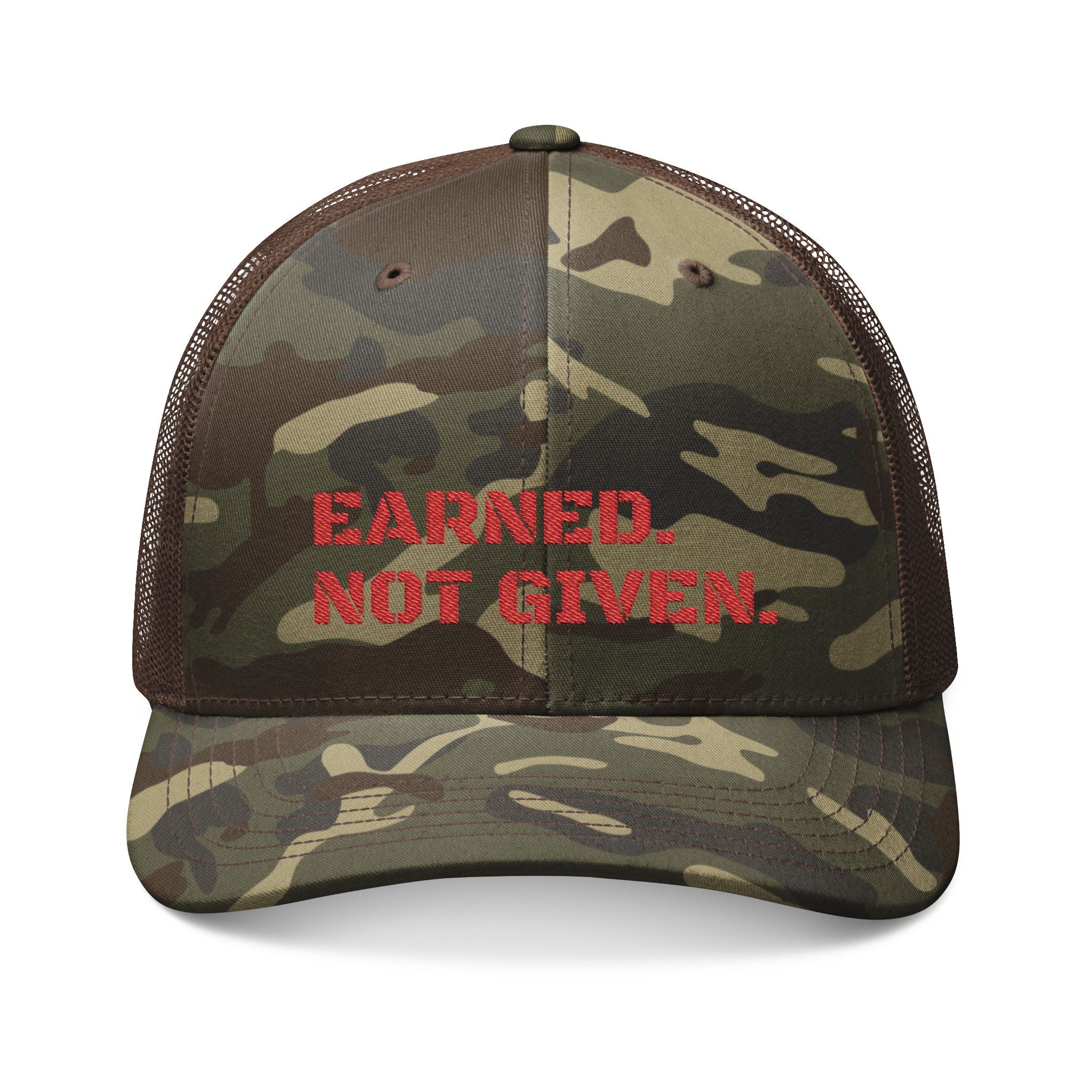 Earned. Not Given. — Signature Trucker Hat