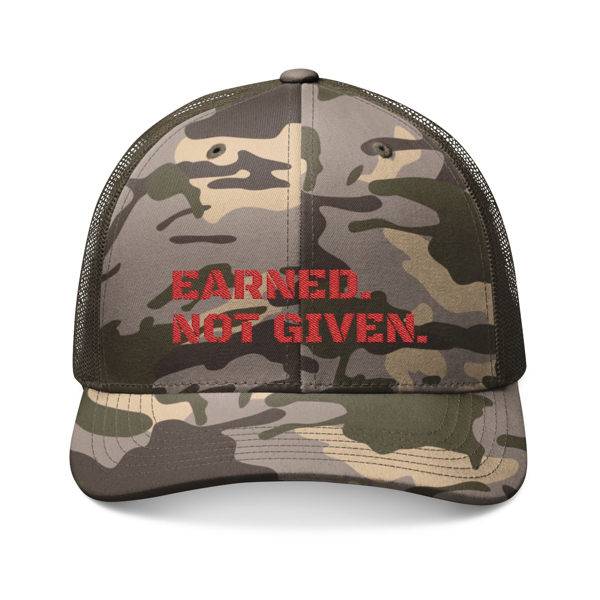 Earned. Not Given. — Signature Trucker Hat